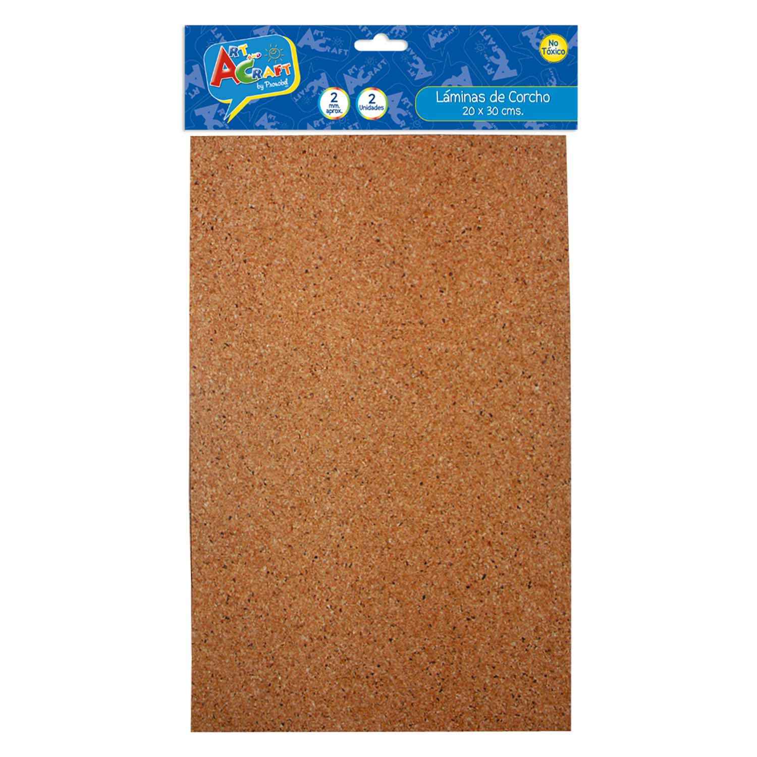 Lamina Corcho 2 Un. 20x30 cm | Art & Craft